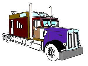 American Trucks Coloring