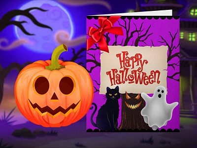 Happy Halloween – Princess Card Designer