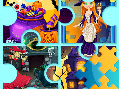 Witchs House Halloween Puzzles